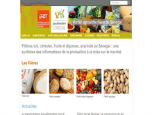 Tablet Screenshot of agroalimentaire.sn